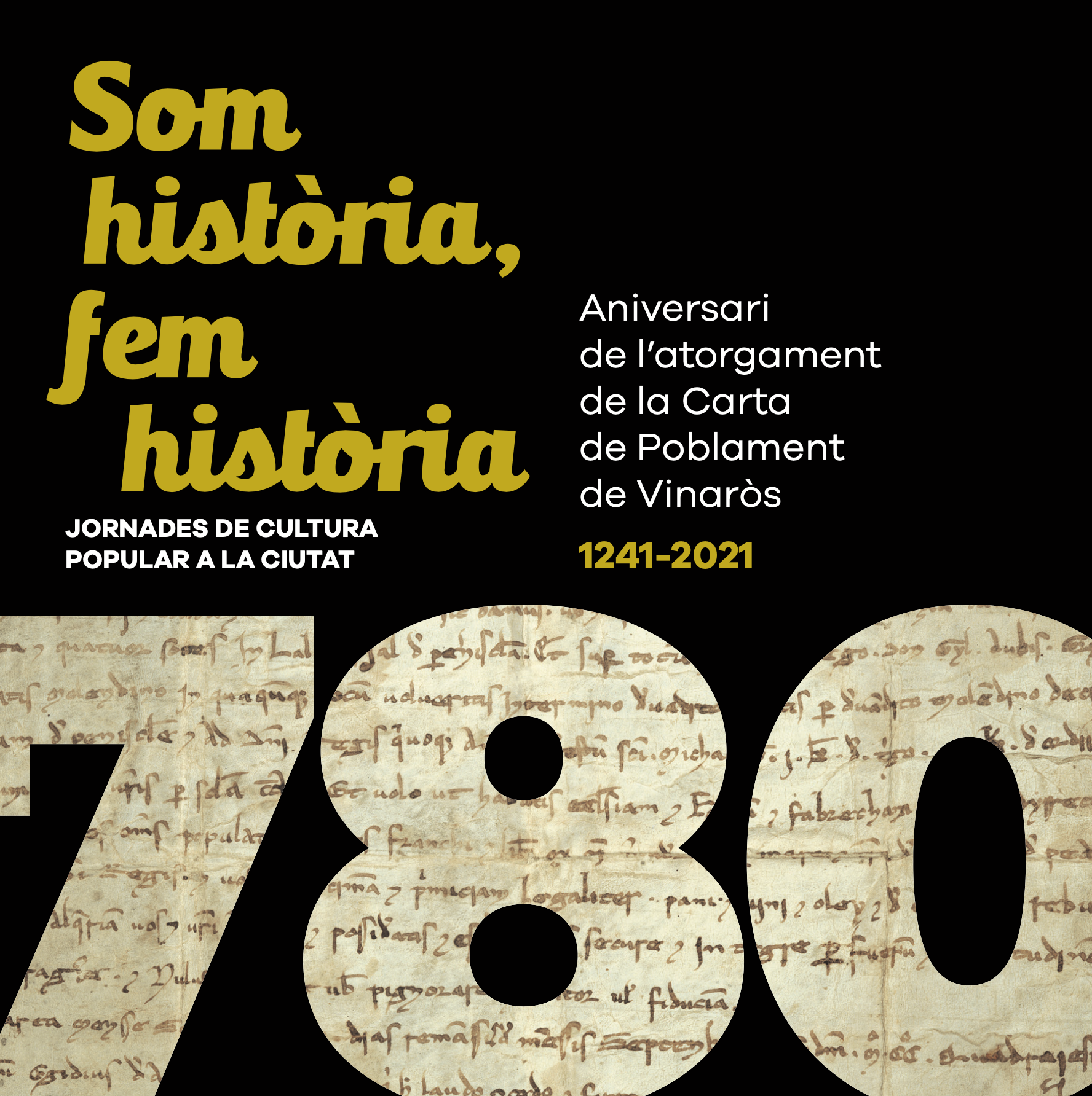 Agenda de actividades culturales 780 aniversario del otorgamiento de la Carta Puebla de Vinaròs