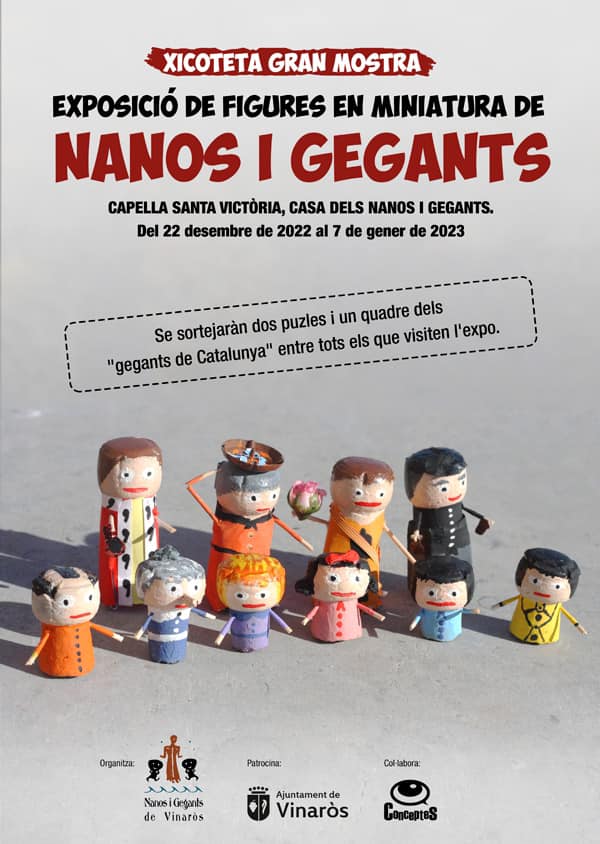 Exposición de Figuras en miniatura de "Nanos i Gegants"