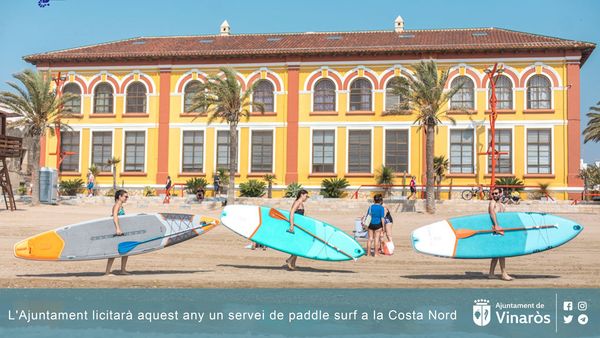 Paddle surf a la Costa Nord Vinaròs