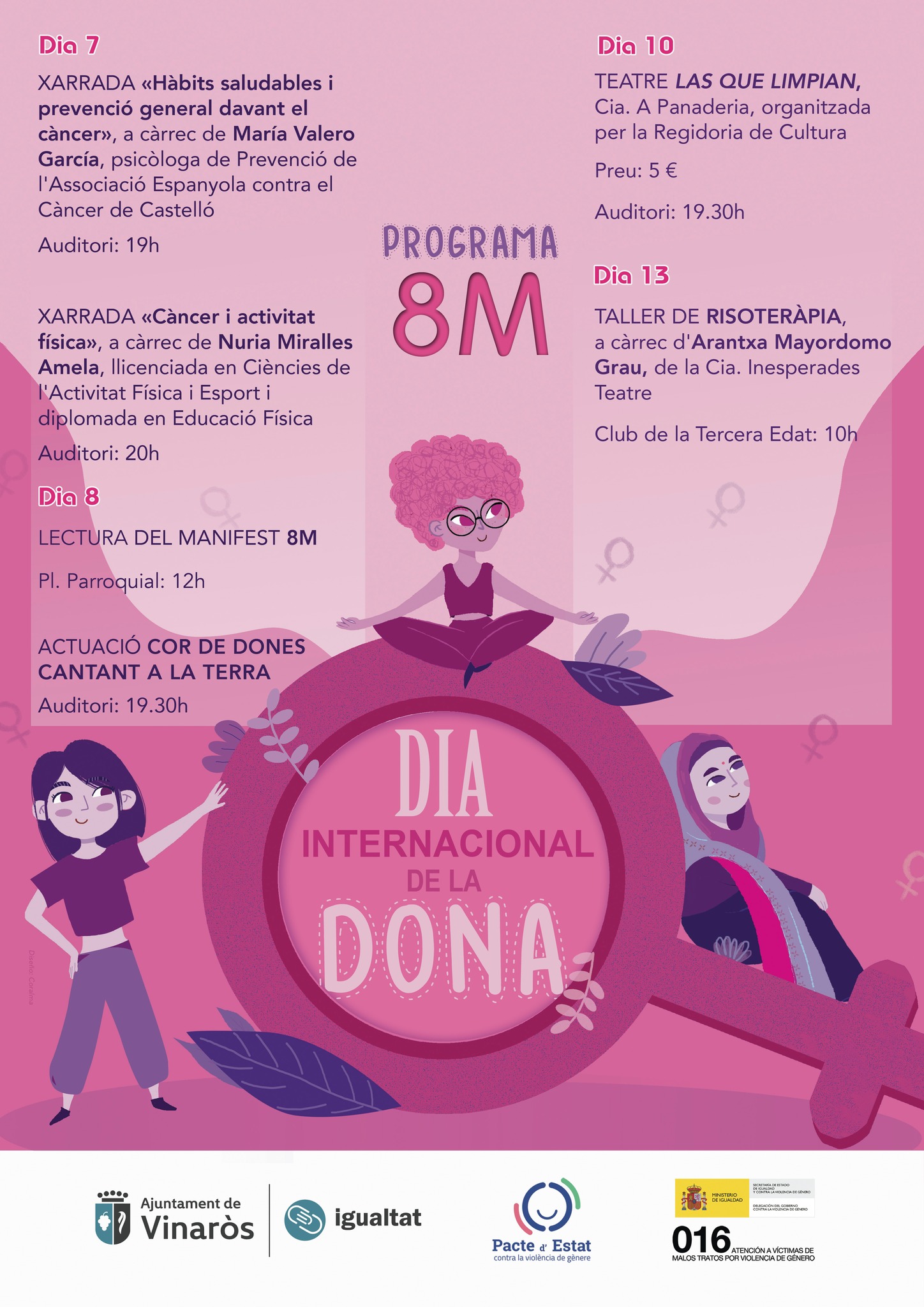 Programa 8M. Dia Internacional de la Dona Vinaròs