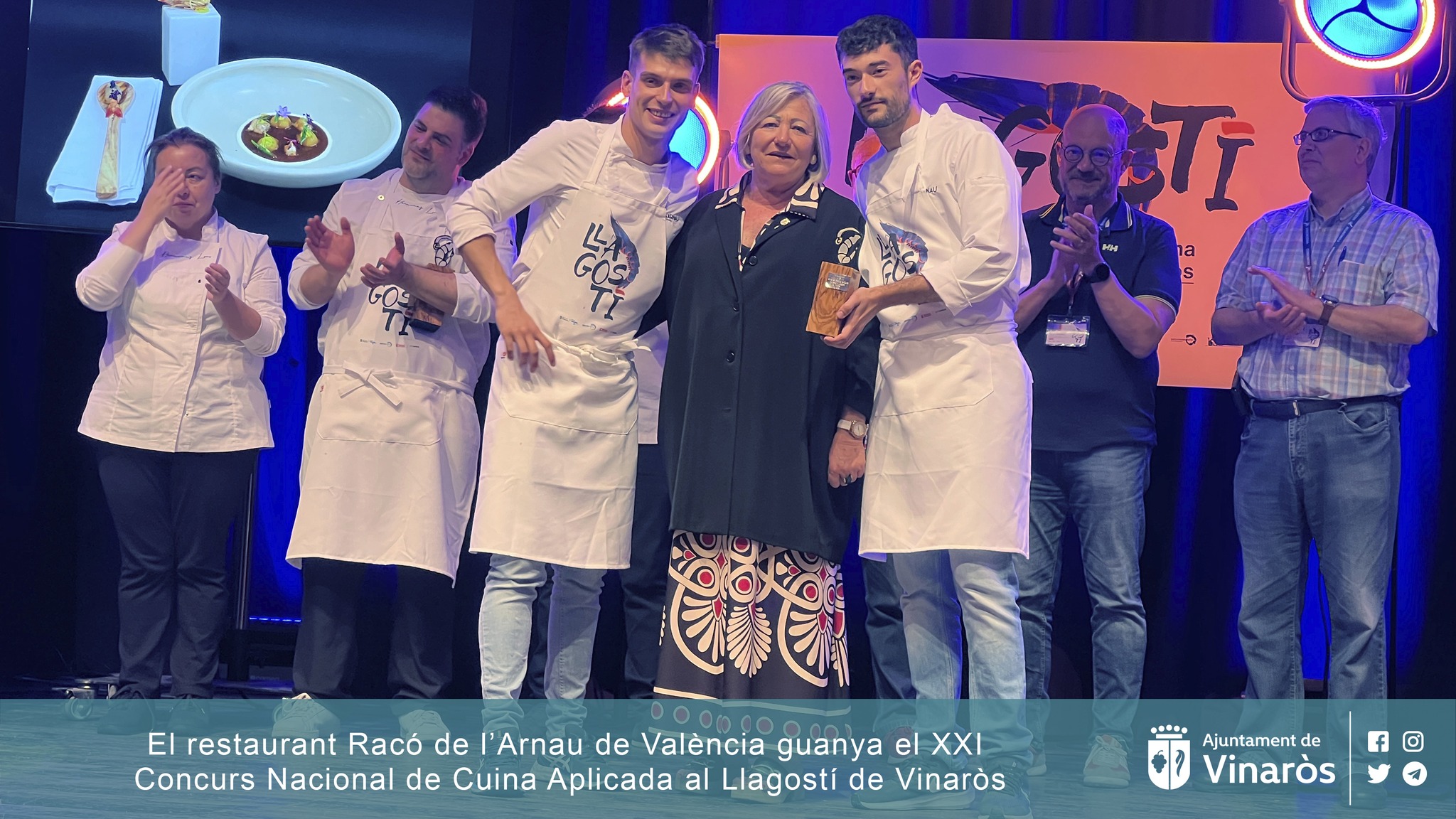 El restaurante Racó de l’Arnau gana el XXI Concurso Nacional de Cocina Aplicada al Langostino de Vinaròs
