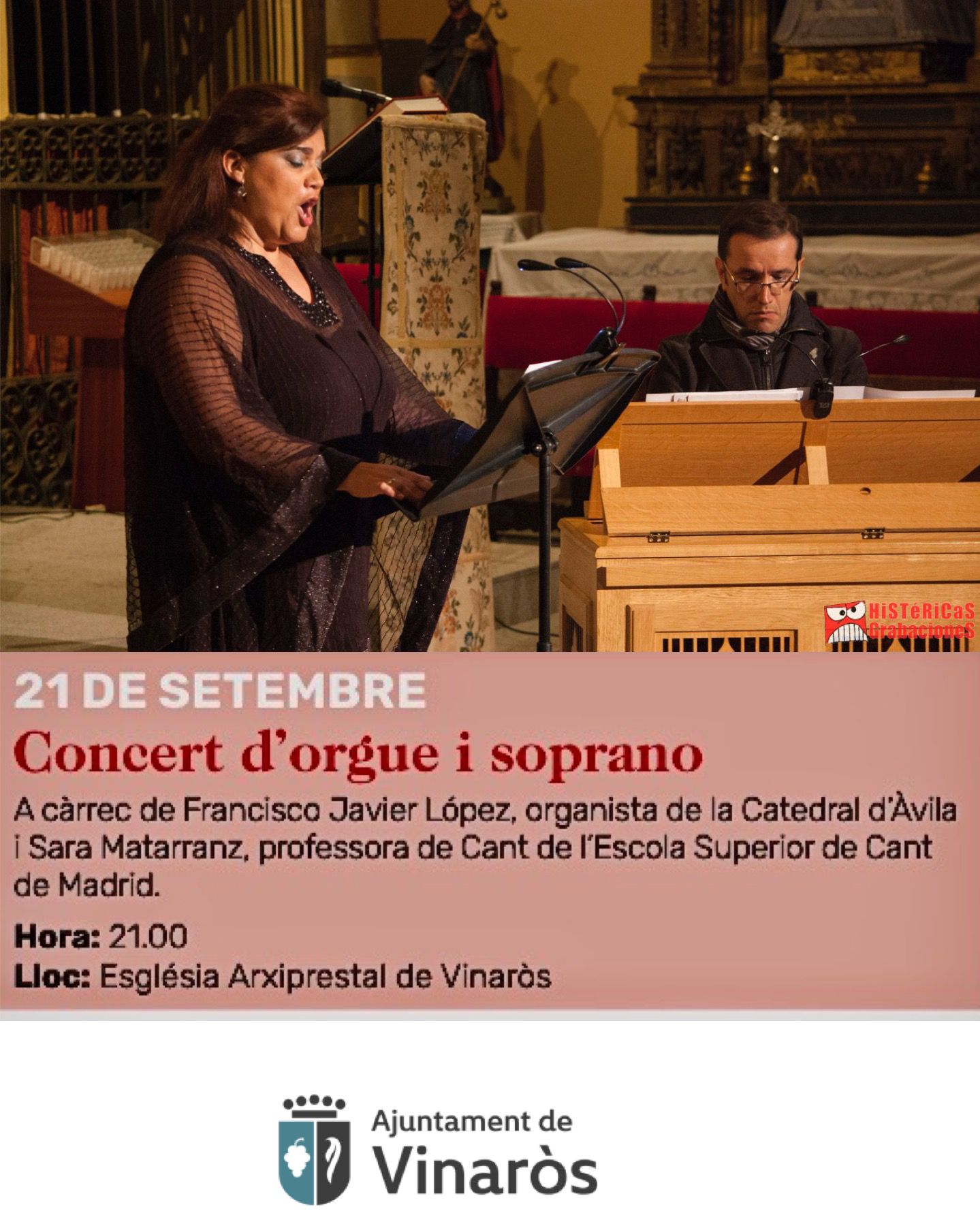  Concierto de órgano y soprano Vinaròs 2024