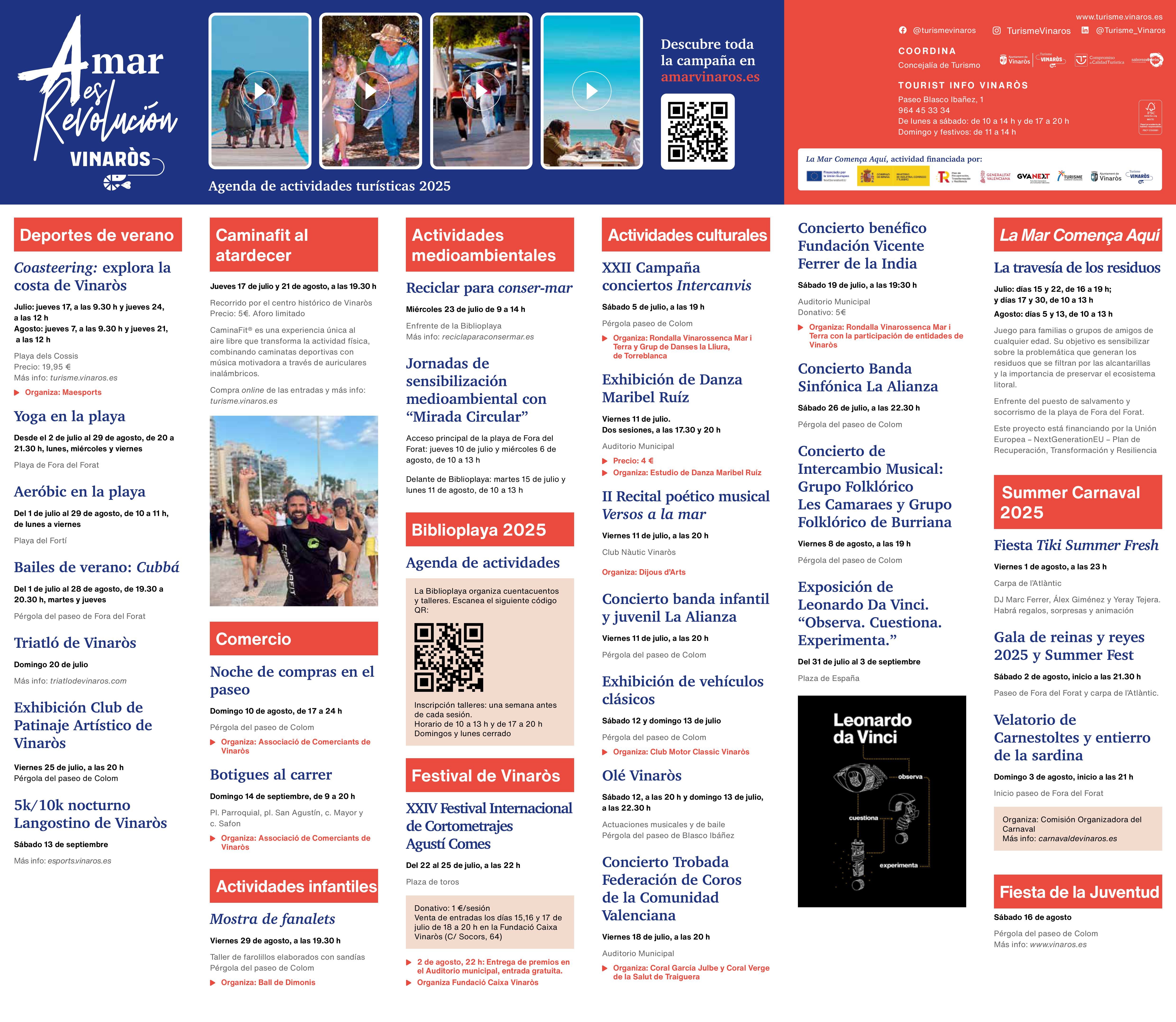 Agenda Actividades Verano 2025