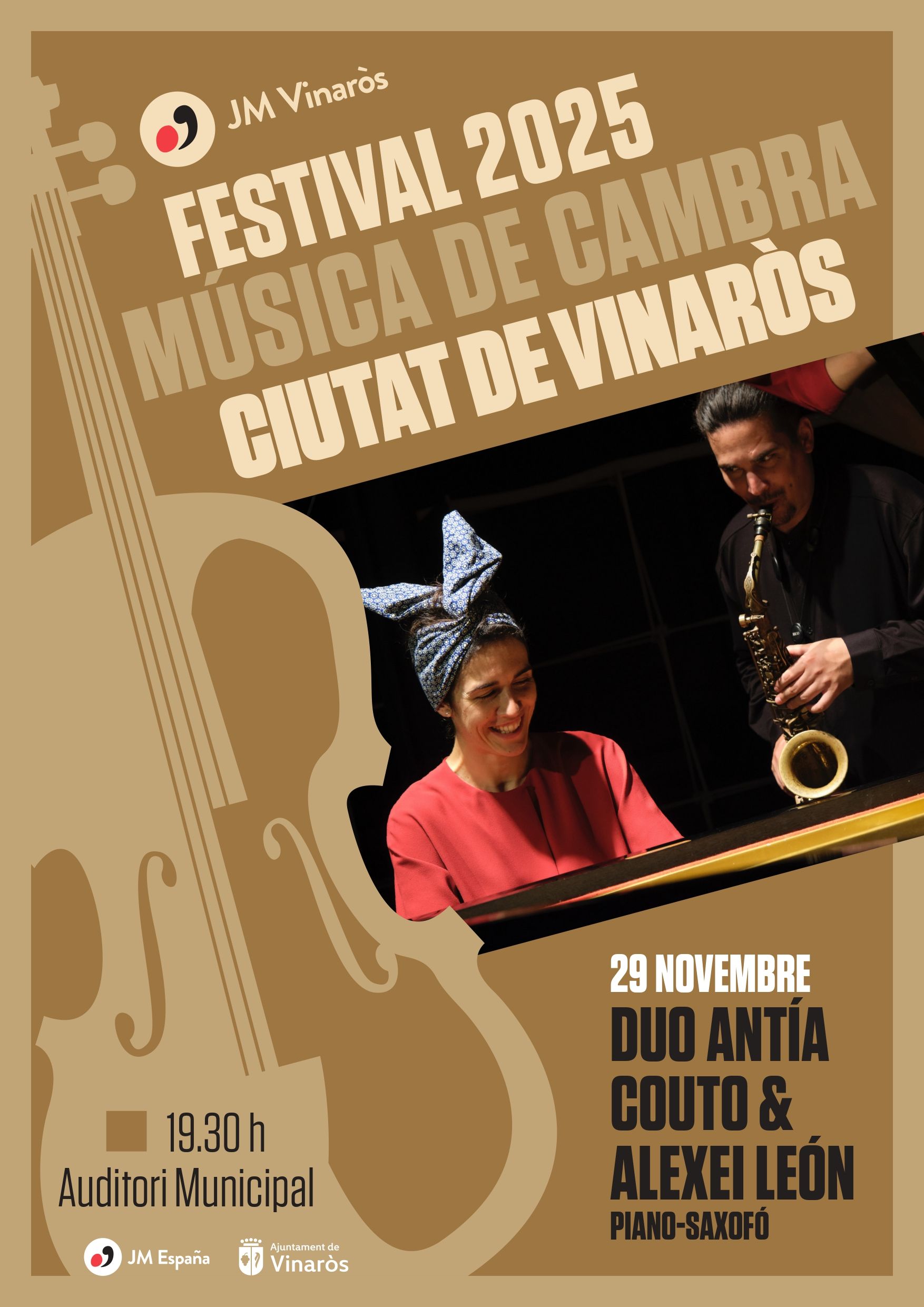 Duo Antía Couto & Alexei León - piano y saxofón