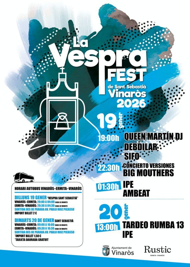 La Vespra Fest de Sant Sebastià Vinaròs 2026