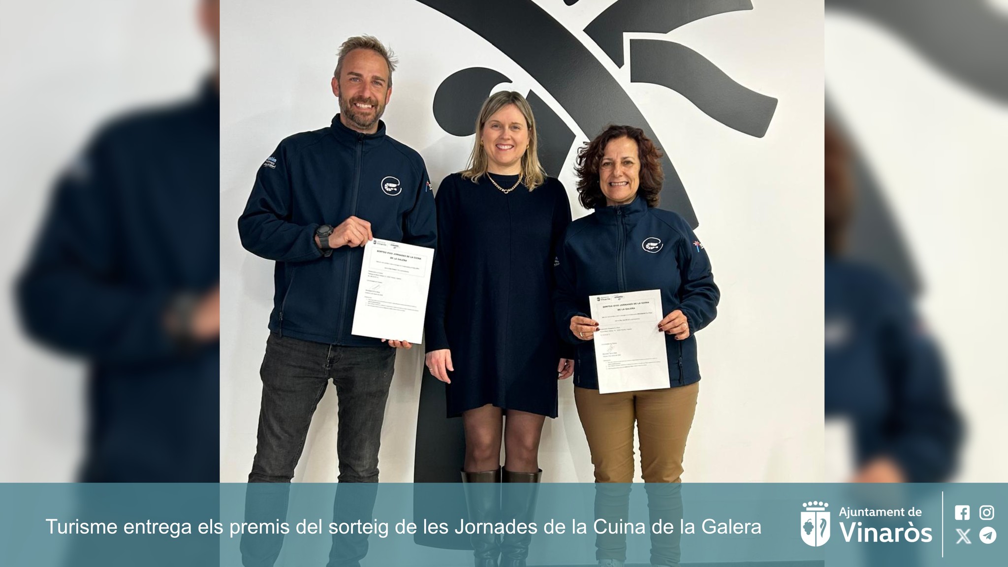 Turismo entrega los premios del sorteo de las Jornadas de la Cocina de la Galera Vinaròs 2026
