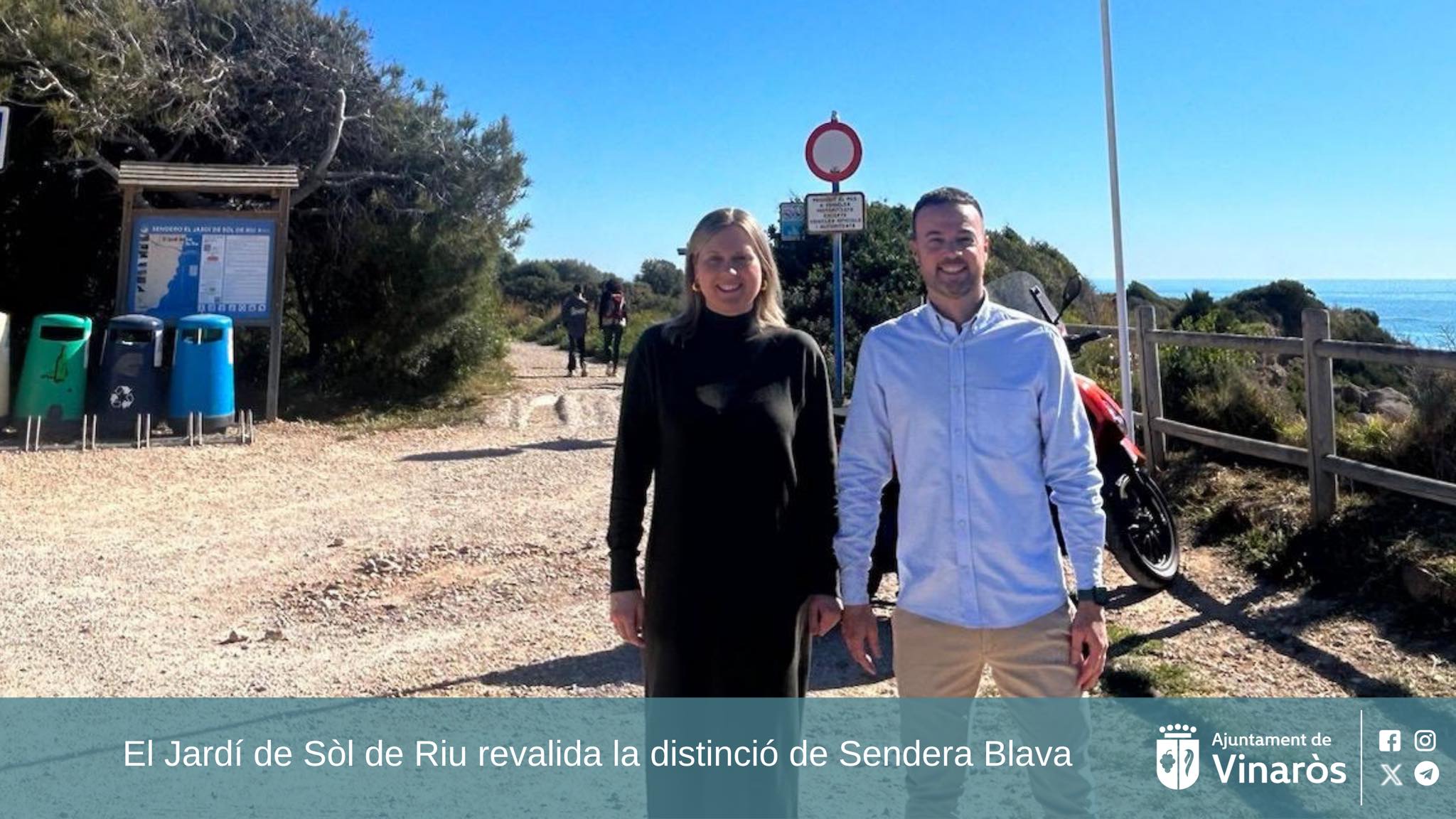 El Jardí de Sòl de Riu revalida la distinción de Sendero Azul