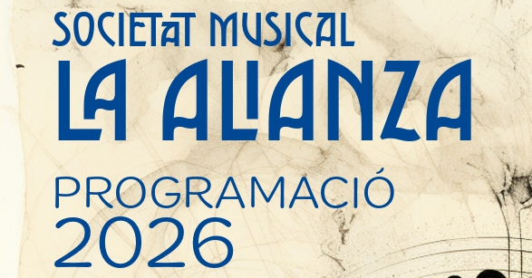 Calendario anual Banda de Música de la Alianza Vinaròs 2026