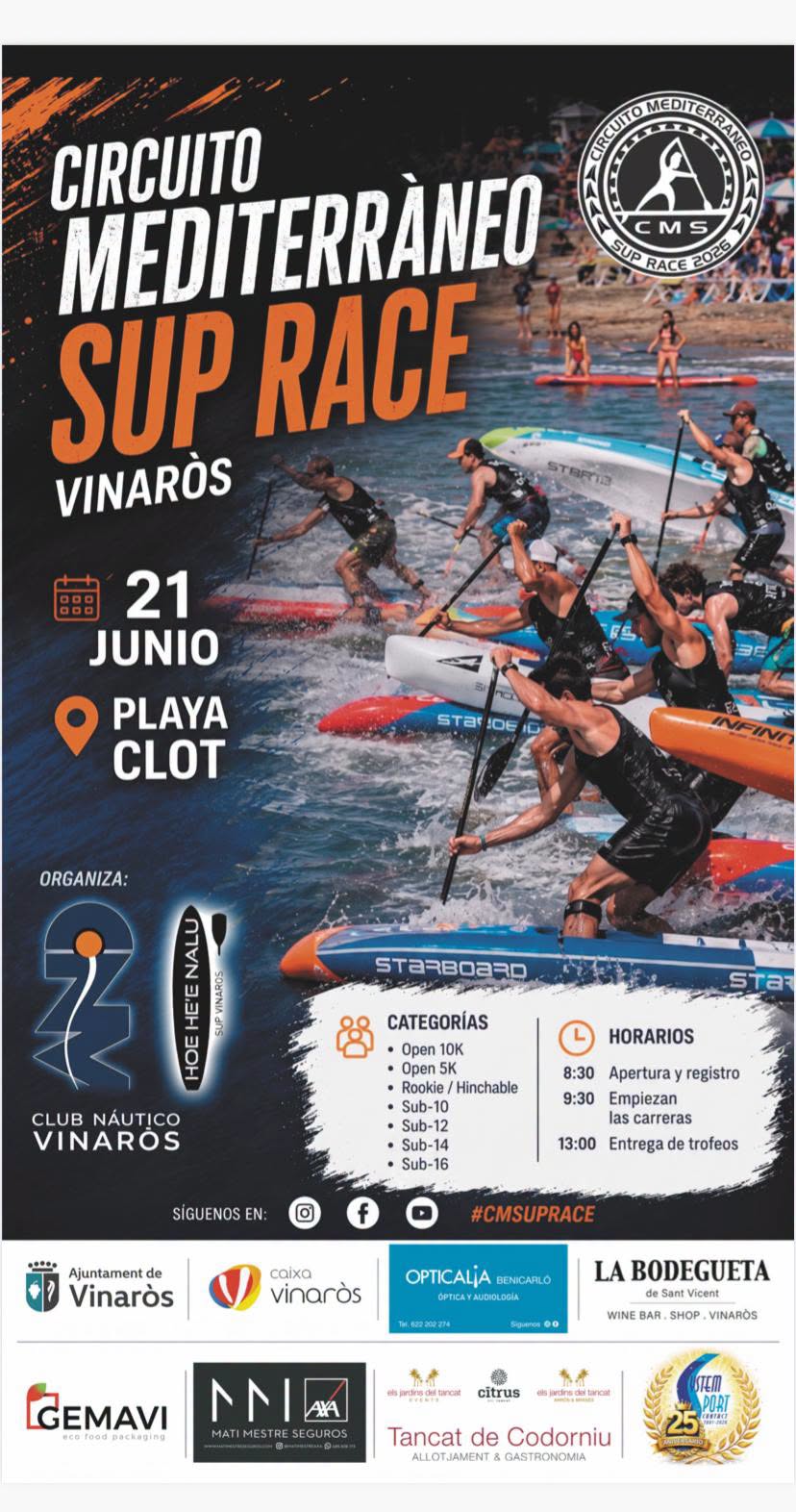 Circuit mediterraneo sup race vinaròs 2026