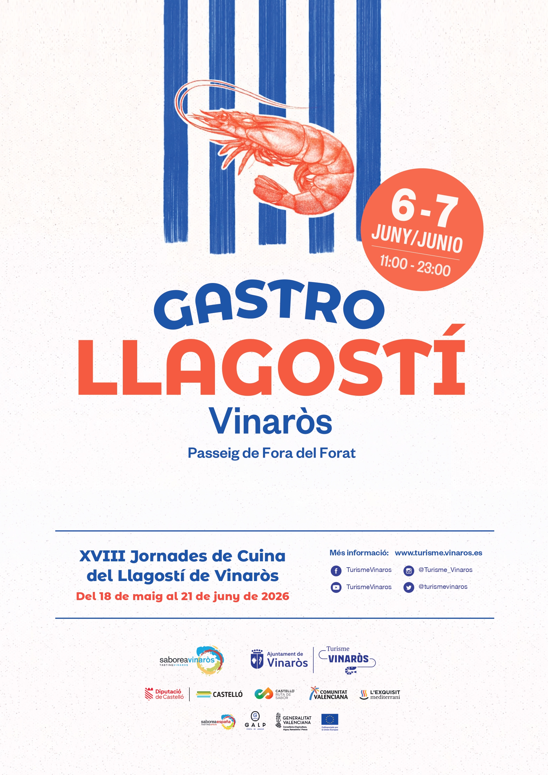 XVIII Jornadas de la Cocina del Langostino de Vinaròs  2026