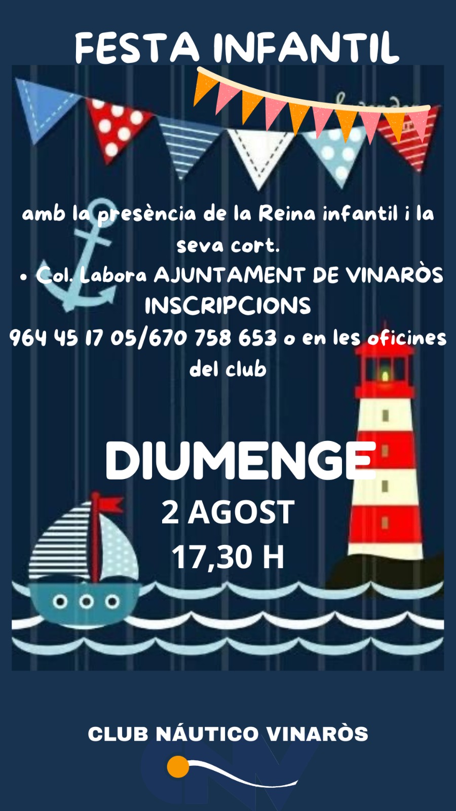 Festa Infantil Club Nàutic Vinaròs 2026