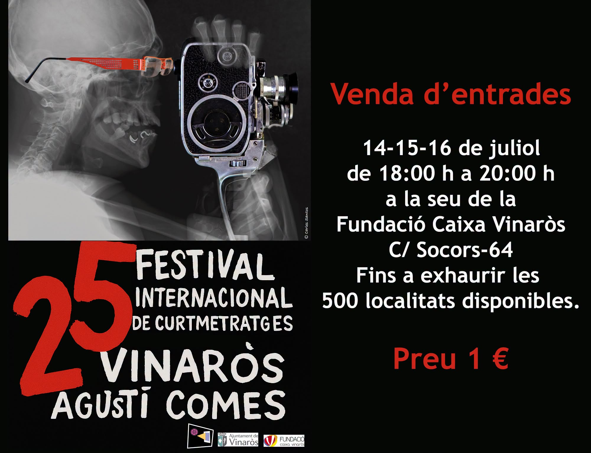 XXV Festival Internacional de Cortometrajes de Vinaròs "Agustí Comes" Vinaròs 2026