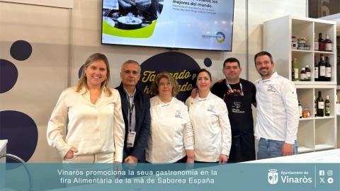 Vinaròs promociona su gastronomía en la feria Alimentaria 2026 de la mano de Saborea España