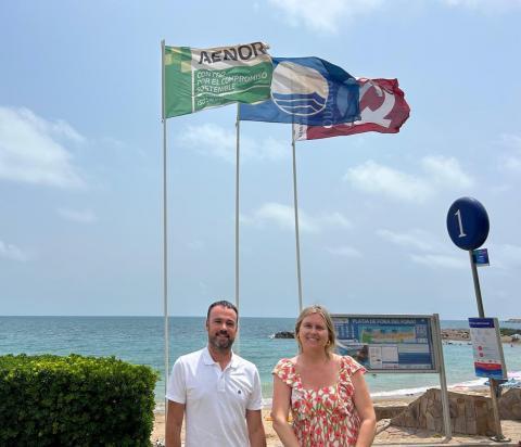Las playas y calas de Vinaròs renuevan un año más la certificación ISO 14001 Vinaròs 2026