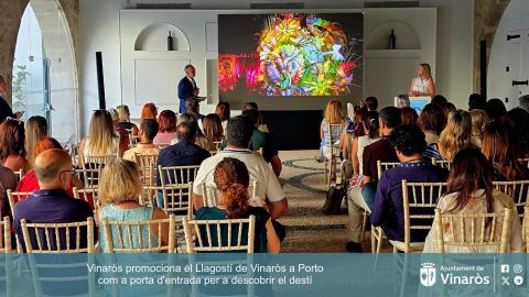Vinaròs promociona el Langostino de Vinaròs en Oporto como puerta de entrada para descubrir el destino 2026