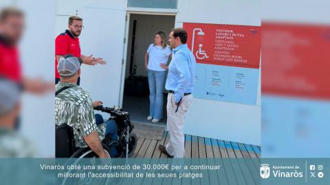 Vinaròs 2026 obtiene una subvención de 30.000€ para seguir mejorando la accesibilidad de sus playas