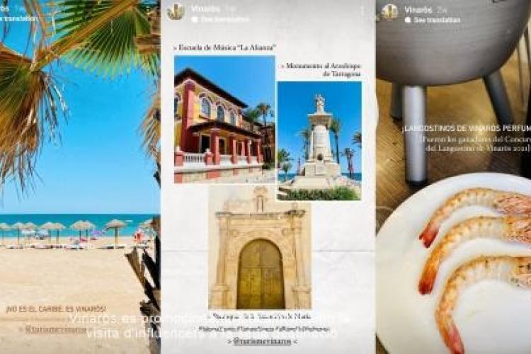 Vinaròs es promociona turísticament amb la visita d'influencers a la seua destinació