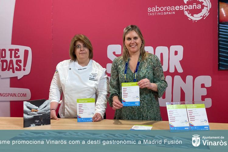 Turismo promociona Vinaròs como destino gastronómico en Madrid Fusión