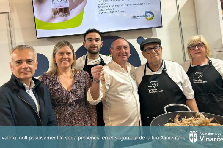 Vinaròs valora muy positivamente su presencia en el segundo día de la feria Alimentaria 2026