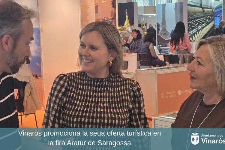 Vinaròs promociona su oferta turística en la feria Aratur de Zaragoza