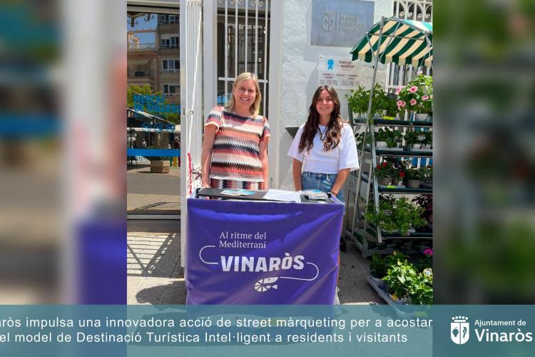 Vinaròs impulsa una innovadora acción de street marketing para acercar el modelo de Destino Turístico Inteligente a residentes y visitantes Vinaròs 2026