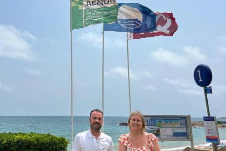 Las playas y calas de Vinaròs renuevan un año más la certificación ISO 14001 Vinaròs 2026