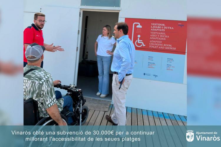 Vinaròs 2026 obtiene una subvención de 30.000€ para seguir mejorando la accesibilidad de sus playas