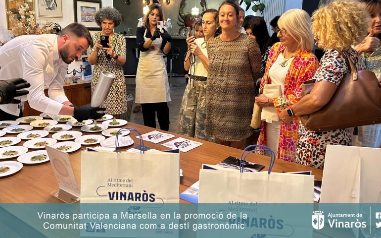 Vinaròs participa en Marsella en la promoción de la Comunitat Valenciana como destino gastronómico