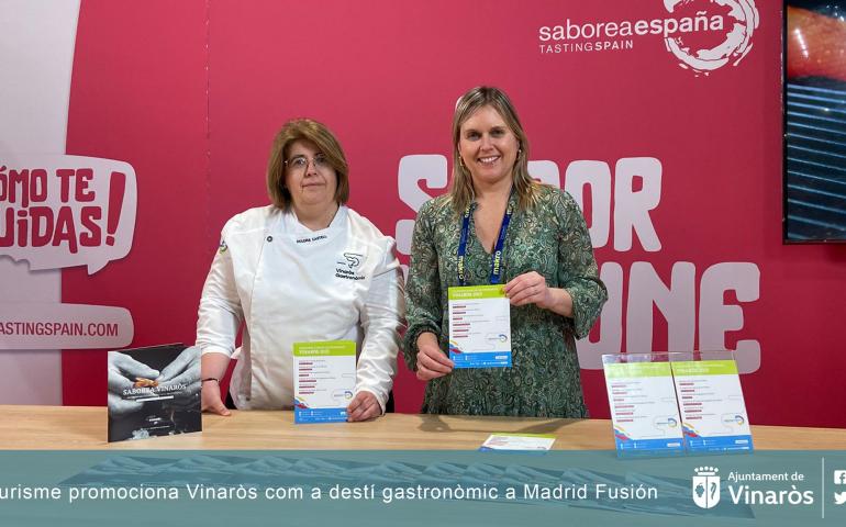 Turismo promociona Vinaròs como destino gastronómico en Madrid Fusión