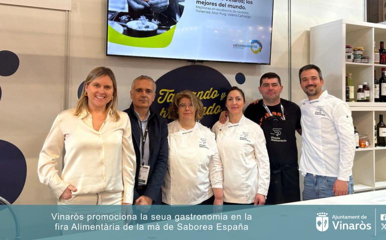 Vinaròs promociona su gastronomía en la feria Alimentaria 2026 de la mano de Saborea España