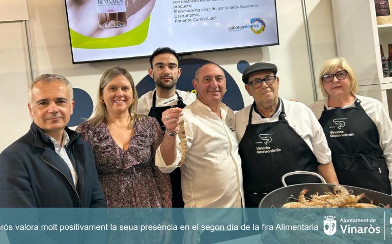 Vinaròs valora muy positivamente su presencia en el segundo día de la feria Alimentaria 2026