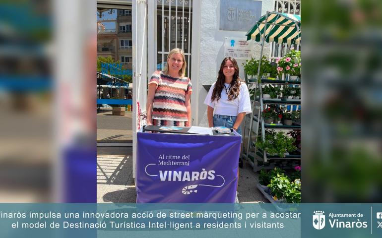 Vinaròs impulsa una innovadora acción de street marketing para acercar el modelo de Destino Turístico Inteligente a residentes y visitantes Vinaròs 2026