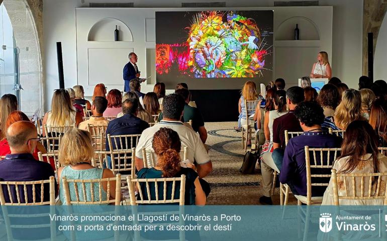 Vinaròs promociona el Langostino de Vinaròs en Oporto como puerta de entrada para descubrir el destino 2026